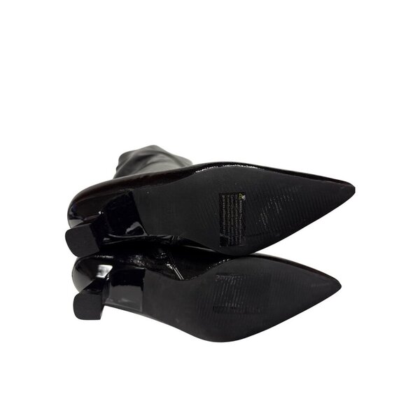 Olivia Miller Mars Women's Tall Boot Black Kitten Heel Zipper Women's Size 6 NEW - Picture 8 of 8